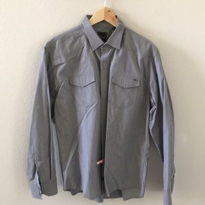 7 Diamonds Long Sleeve Casual Dress Shirt